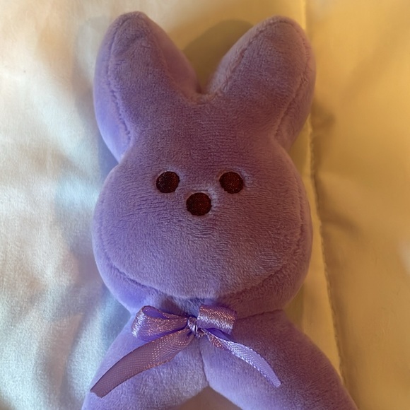COPY PEEPS purple Easter /everyday rattle kids toy decoration plush peeps kids - Picture 3 of 5